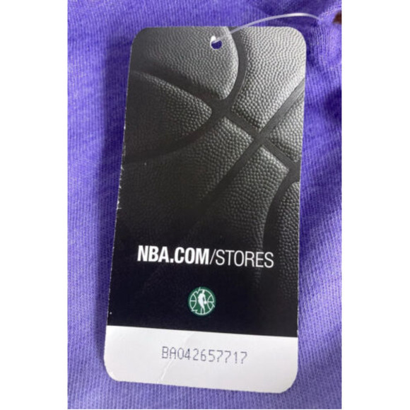 Majestic Threads Women’s Los Angeles Lakers Purple White SS SHIRT Size Medium - Picture 9 of 12